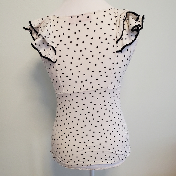 Elle polka dot ruffle top - Picture 4 of 8